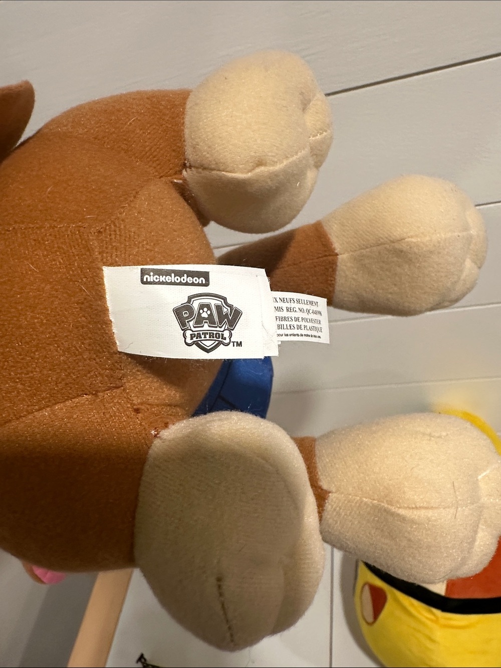 Paw Patrol Plush Chase & Rubble Set - Blue, Yellow, Brown - Picture 10 of 10